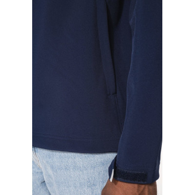 Men's detachable hooded softshell jacket